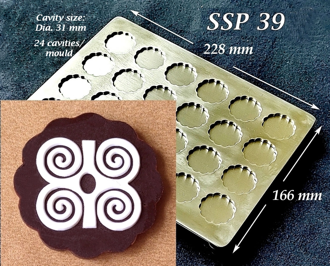SSP 39 Small Round Flower Coin Dia. 31 MM + Logo Sheet Set