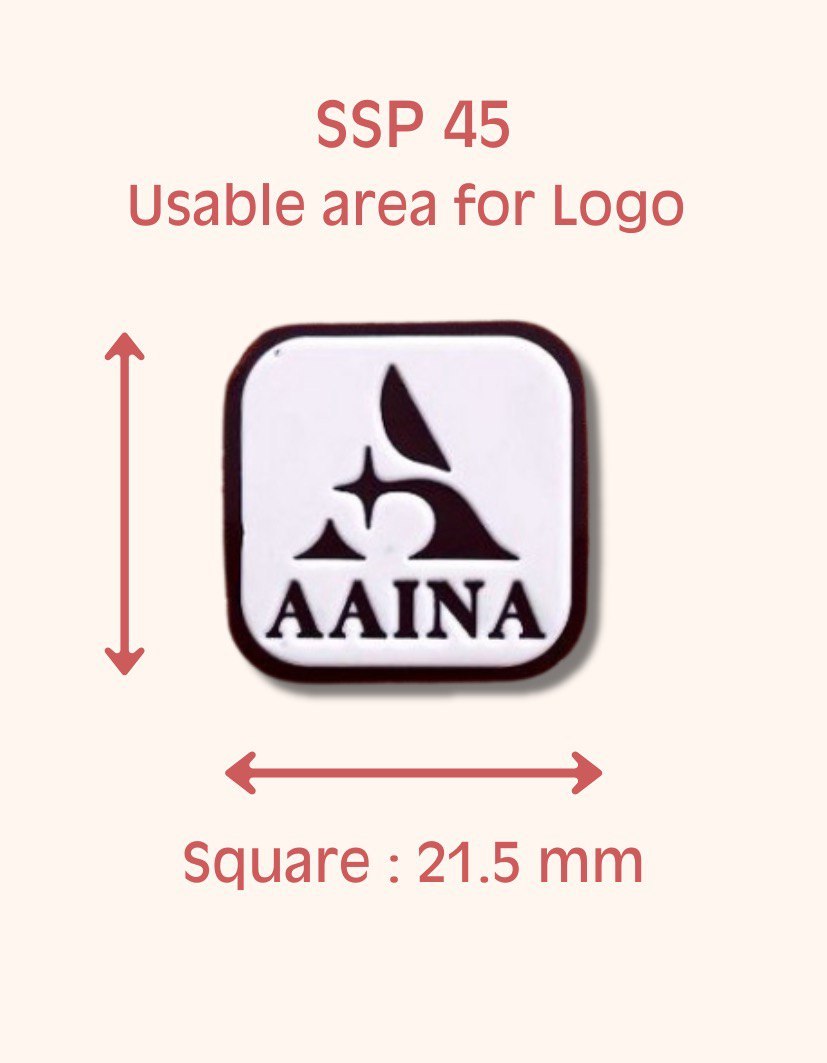 SSP 45 Square Coin 24 x 24 MM + Logo Sheet Set