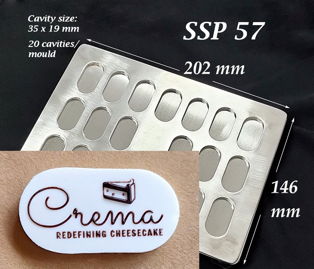 SSP 57 New Oval Coin 35 x 19 MM + Logo Sheet Set