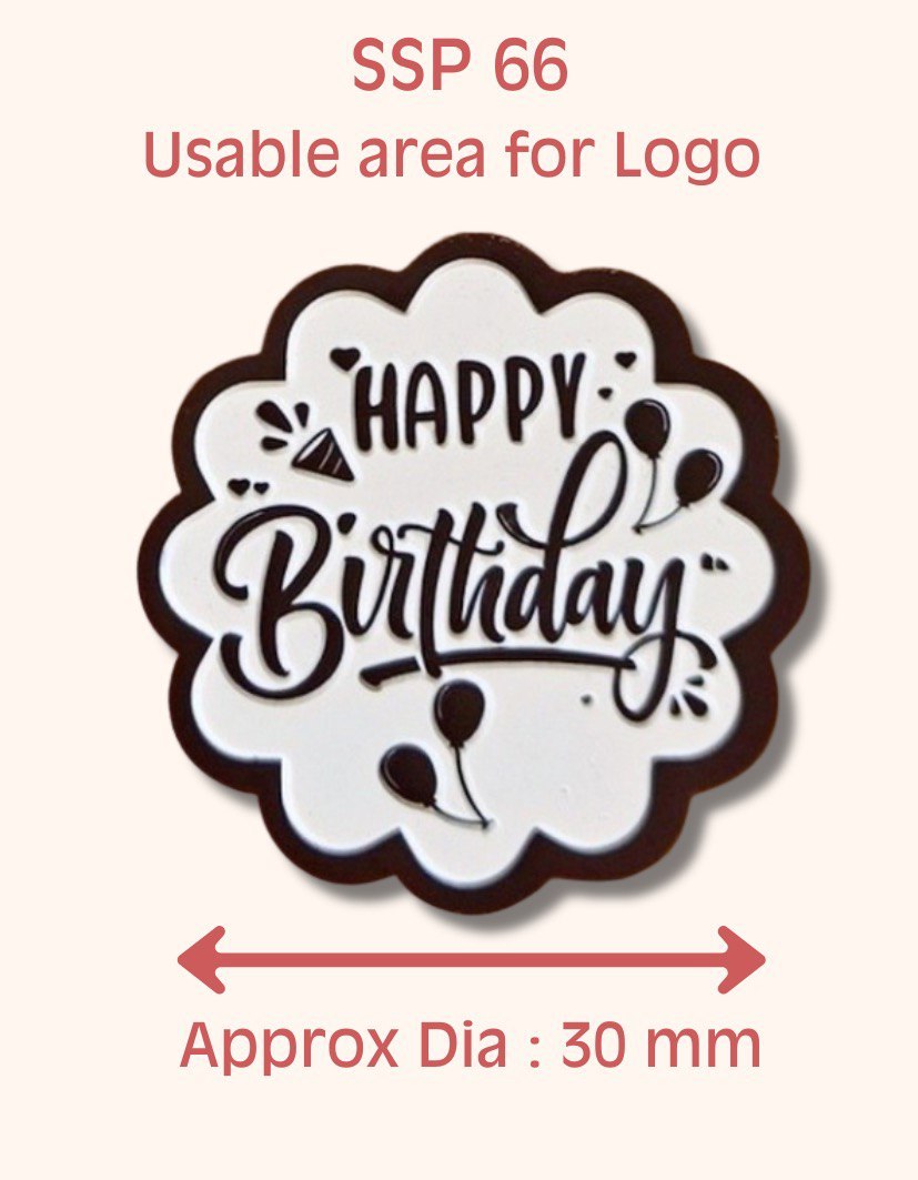 SSP 66 Medium Round Flower Coin Dia. 35 MM + Logo Sheet Set