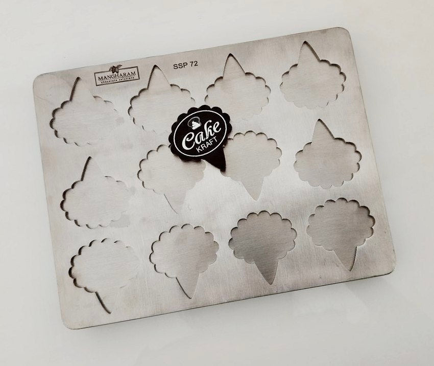 SSP 72 Medium Oval Flower Placard 41 x 44 MM + Logo Sheet Set