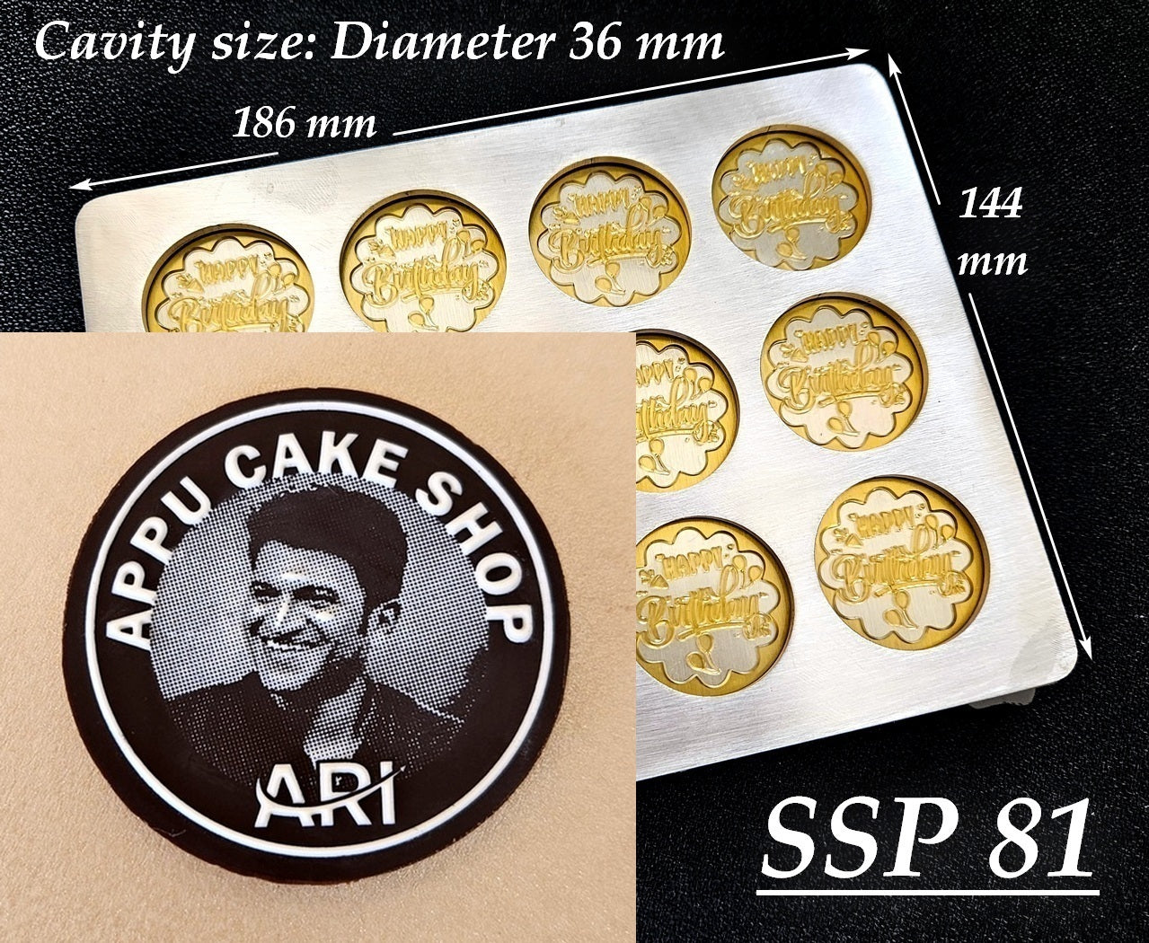 SSP 81 Larger Round Coin Dia. 36 MM + Logo Sheet Set