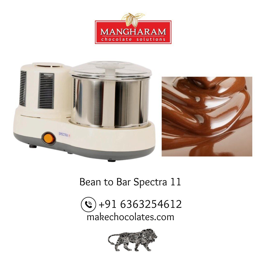 Spectra 11 Chocolate Stone Grinder/ Melanger for Bean to Bar Chocolate/ Nut butters