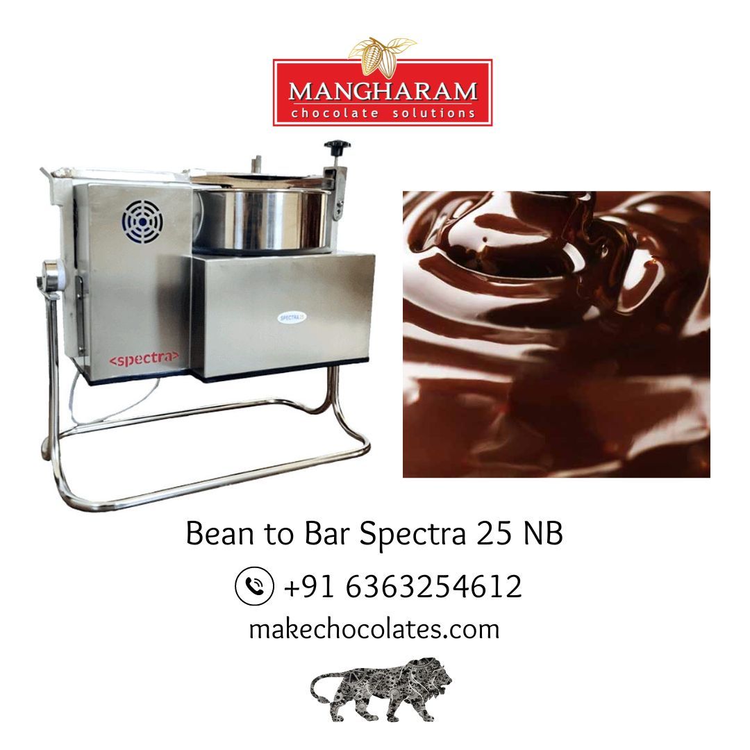Spectra 25NB Chocolate Stone Grinder/Melanger with Speed Controller 7Kg Capacity