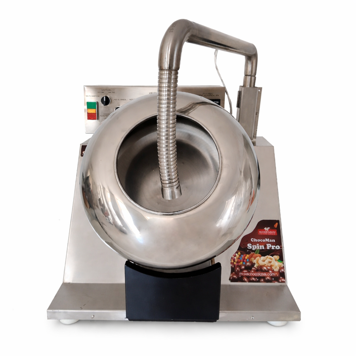 ChocoMan Spin Pro Chocolate Coating & Panning Machine 5 kg/ Batch - Mangharam Chocolate Solutions