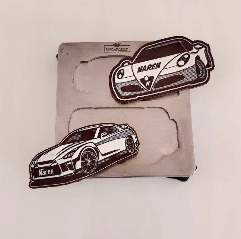 Mangharam Custom Chocolate Sports Cars Cake Topper Mould SSP 132A