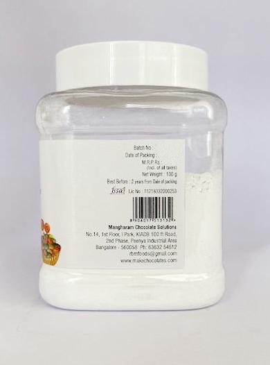 Mangharam Chocolate & Cream soluble Colour WHITE- 100 gms Jar