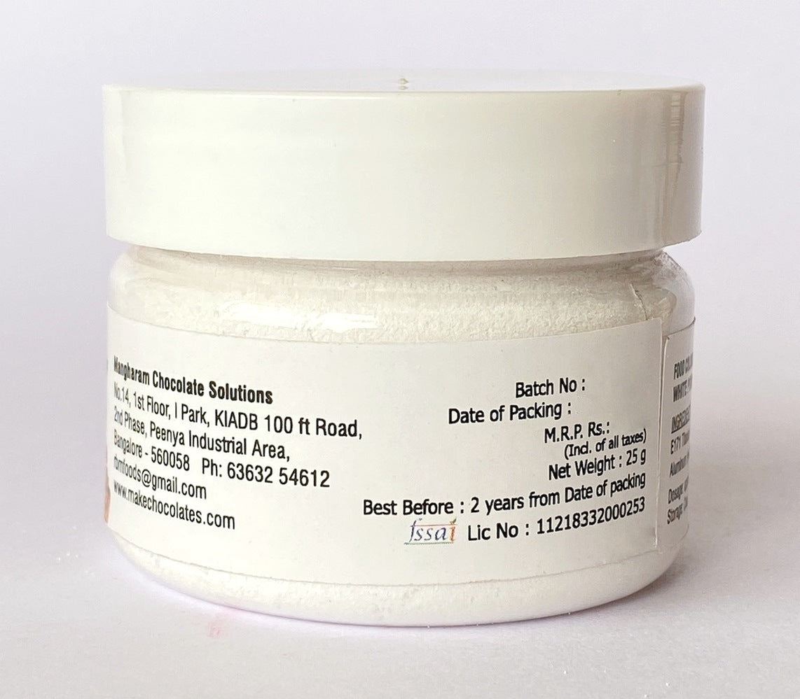 Mangharam Chocolate & Cream soluble Colour WHITE - 25 gms