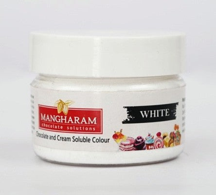 Mangharam Chocolate & Cream soluble Colour WHITE - 25 gms