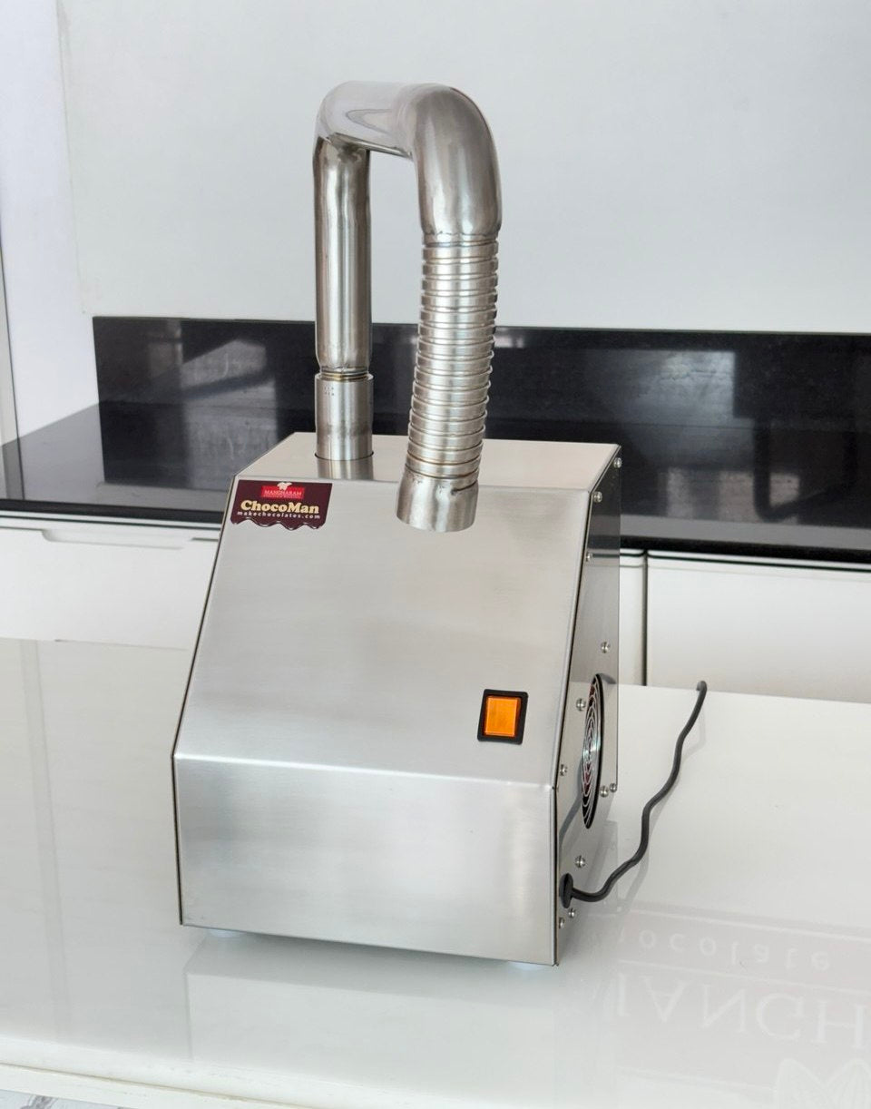 ChocoMan Mini Spin Chocolate Panning Machine + Mini Blower Combo