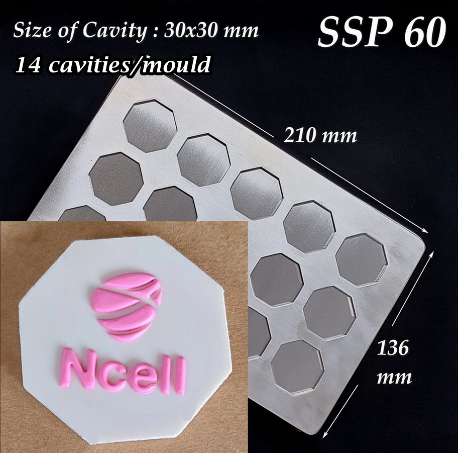 SSP 60 Octogon Coin 30 x 30 MM + Logo Sheet Set