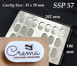 SSP 57 New Oval Coin 35 x 19 MM + Logo Sheet Set