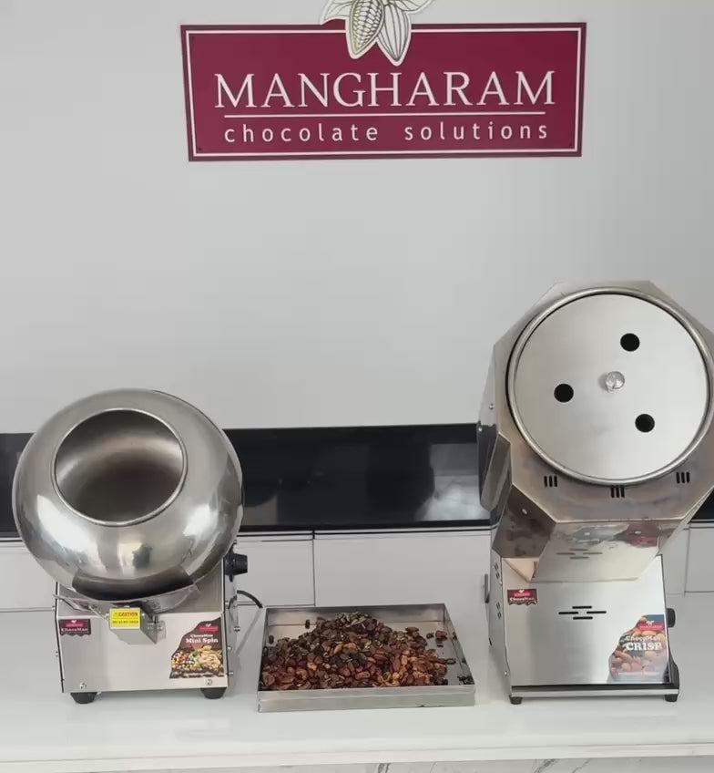 ChocoMan Mini Spin Panning Machine & ChocoMan Crisp Roasting Machine Combo
