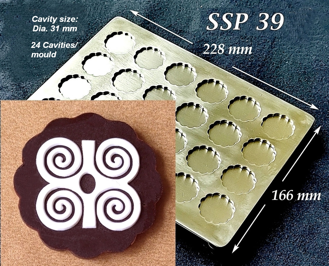 SSP 39 Small Round Flower Coin Dia. 31 MM + Logo Sheet Set