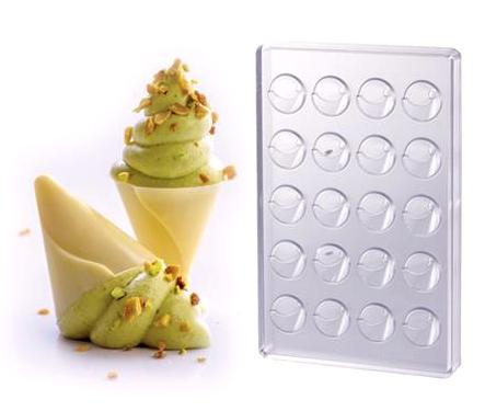 Polycarbonate Dessert Cup Chocolate Mould MA20GU001 - Mangharam Chocolate Solutions