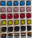 Mangharam Chocolate & Cream Soluble Colours - Set of 11 different colours of 25g each