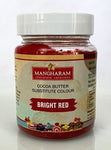 Mangharam Bright Red Cocoa Butter Substitute (CBS) Colours - 100g Jar