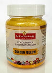 Mangharam Golden Yellow Cocoa Butter Substitute (CBS) Colours - 100g Jar