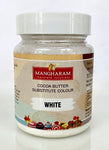 Mangharam White Cocoa Butter Substitute (CBS) Colours - 100g Jar