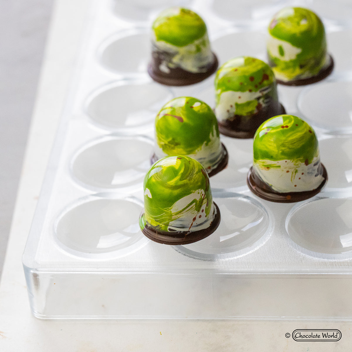 Bonbon Polycarbonate Chocolate Mould RM12018 From Mangharam