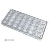 Chocolate World Polycarbonate Mould RM1528 / 8.5 gr / 28 cavities