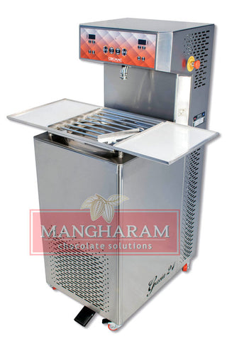 ChocoMan Gracia 24 Automatic Chocolate Melting,Tempering & Moulding Machine - Mangharam Chocolate Solutions