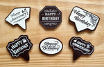 Mangharam Chocolate Cake Topper Mould SSP 135A for Birthday / Anniversary greetings