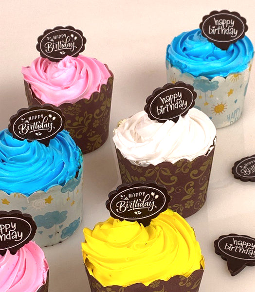 Happy Birthday Chocolate Cake Topper Mould SSP 150 from Mangharam