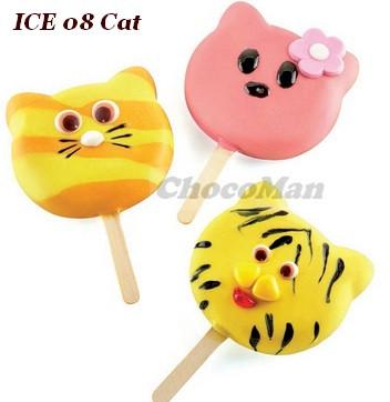 Ice-Cream Cat Mould ICE08 - Mangharam Chocolate Solutions