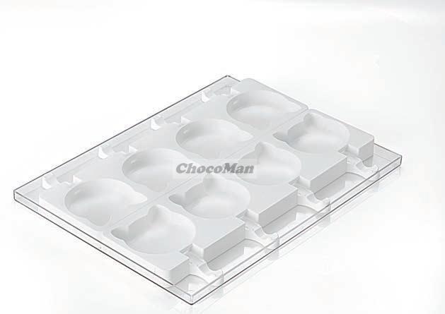 Ice-Cream Cat Mould ICE08 - Mangharam Chocolate Solutions