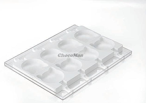 Ice-Cream Cat Mould ICE08 - Mangharam Chocolate Solutions