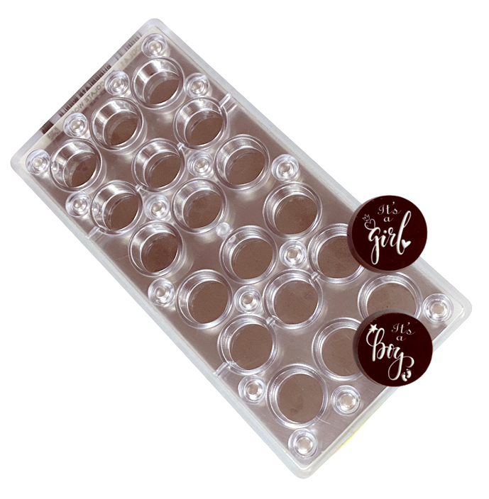 Its a Boy Girl Baby Announcement Message Chocolate Mould MMV 306