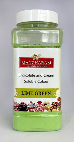 Mangharam Chocolate & Cream soluble Colour LIME GREEN - 100 gms Jar