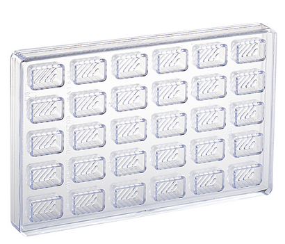 Polycarbonate Chocolate Moulds Rectangle MA1632 from Mangharam, Bangalore