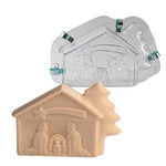 Mangharam Christmas Blessed Home Chocolate Mould RH734 - Mangharam Chocolate Solutions