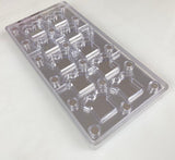 MMV031 Magnetic European Polycarbonate Mould - Mangharam Chocolate Solutions