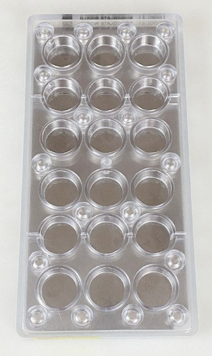 Chocolate World MMV041 / 12 gr / 18 cavities Polycarbonate Chocolate Mould
