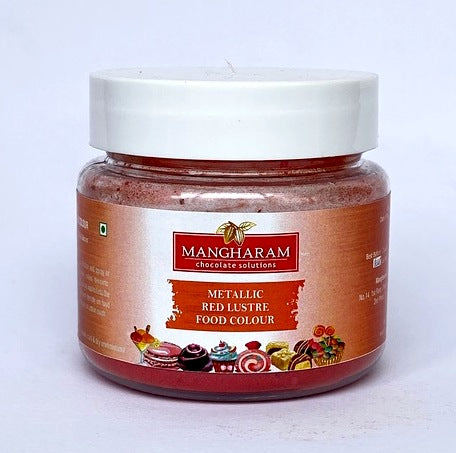 Mangharam Metallic RED LUSTRE Chocolate Colour - 10 gms