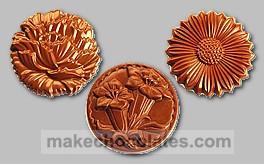 Polycarbonate Hans Brunner RB298 Flower Chocolate Mould from Mangharam Chocolate Solutions, India