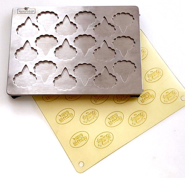 Happy Birthday Chocolate Cake Topper Mould SSP 150 from Mangharam