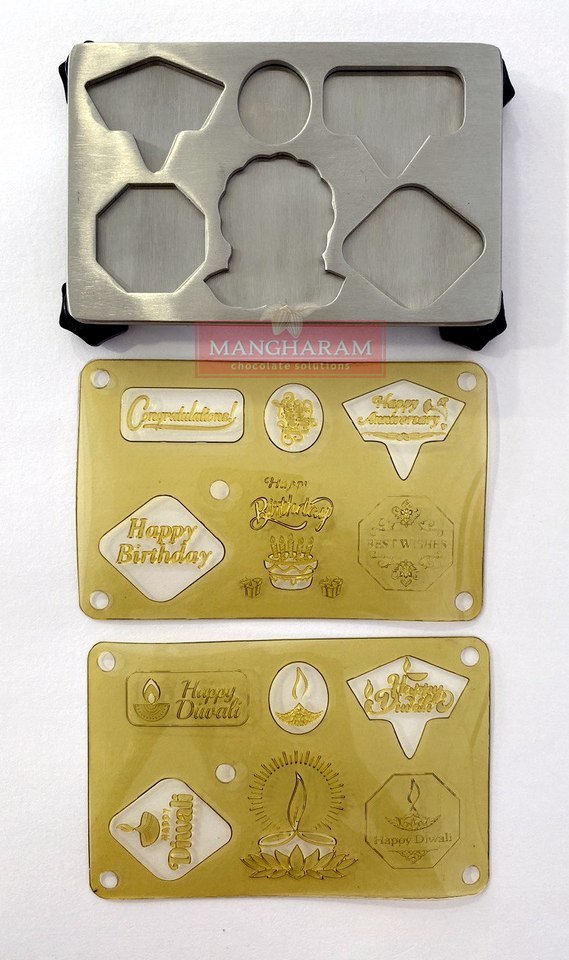 Mangharam Chocolate Cake Topper  Mould SSP 120 for Diwali and Wishes Messages