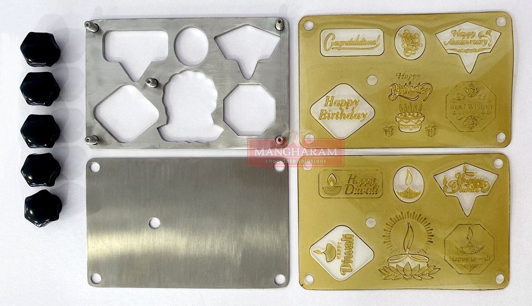 Mangharam Chocolate Cake Topper  Mould SSP 120 for Diwali and Wishes Messages