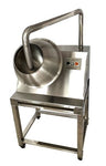 ChocoMan Spin Chocolate Panning Machine with Trolley - Mangharam Chocolate Solutions