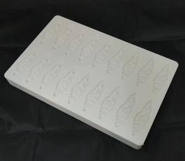 Garnish Mould MA 20-D020 from Mangharam helps make Chocolate Garnishes for cakes, pastries, ice-creams & desserts imparting a fine shine & finish to confections