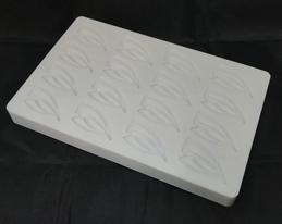 Garnish Mould MA 20-D0211 from Mangharam helps make Chocolate Garnishes for cakes, pastries, ice creams & desserts imparting a fine shine & finish to confections