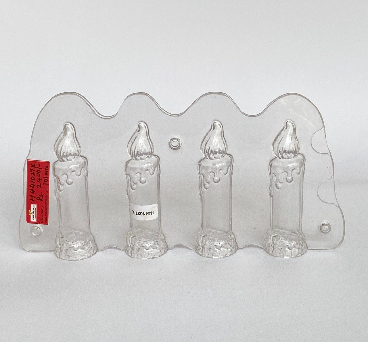 Mangharam Christmas Candle Chocolate Mould H441027X - Mangharam Chocolate Solutions