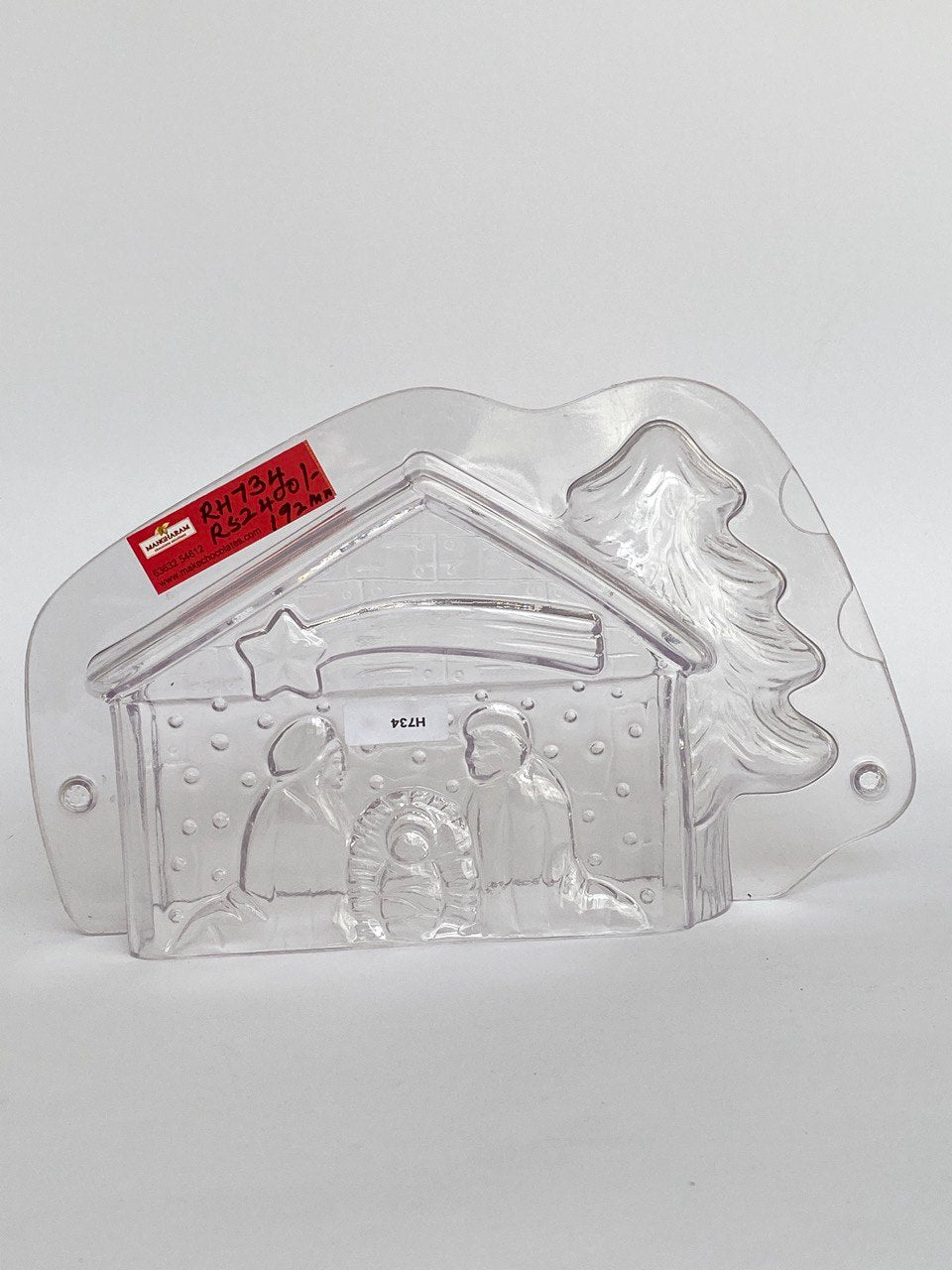 Mangharam Christmas Blessed Home Chocolate Mould RH734 - Mangharam Chocolate Solutions